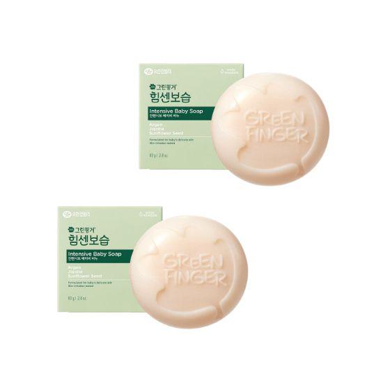 Greenfinger Power Moisturizing Intensive Baby Soap - Blueberry Vanilla Scent (80g X 2EA)