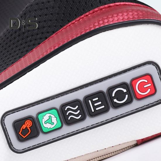 Electric Neck Massager Pillow with Adjustable Heat Compress Cervical Waist Vibration Massage Pillow Rechargeable Neck And Back Kneading Tool