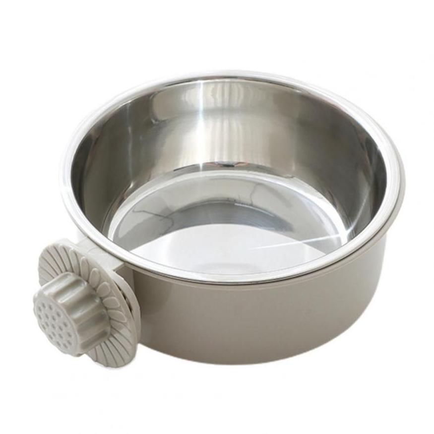 3 Colors Pet Cage Bowl 2-in-1 Pet Feeding Tool Portable Cat Dog Food Dispenser  Rabbit