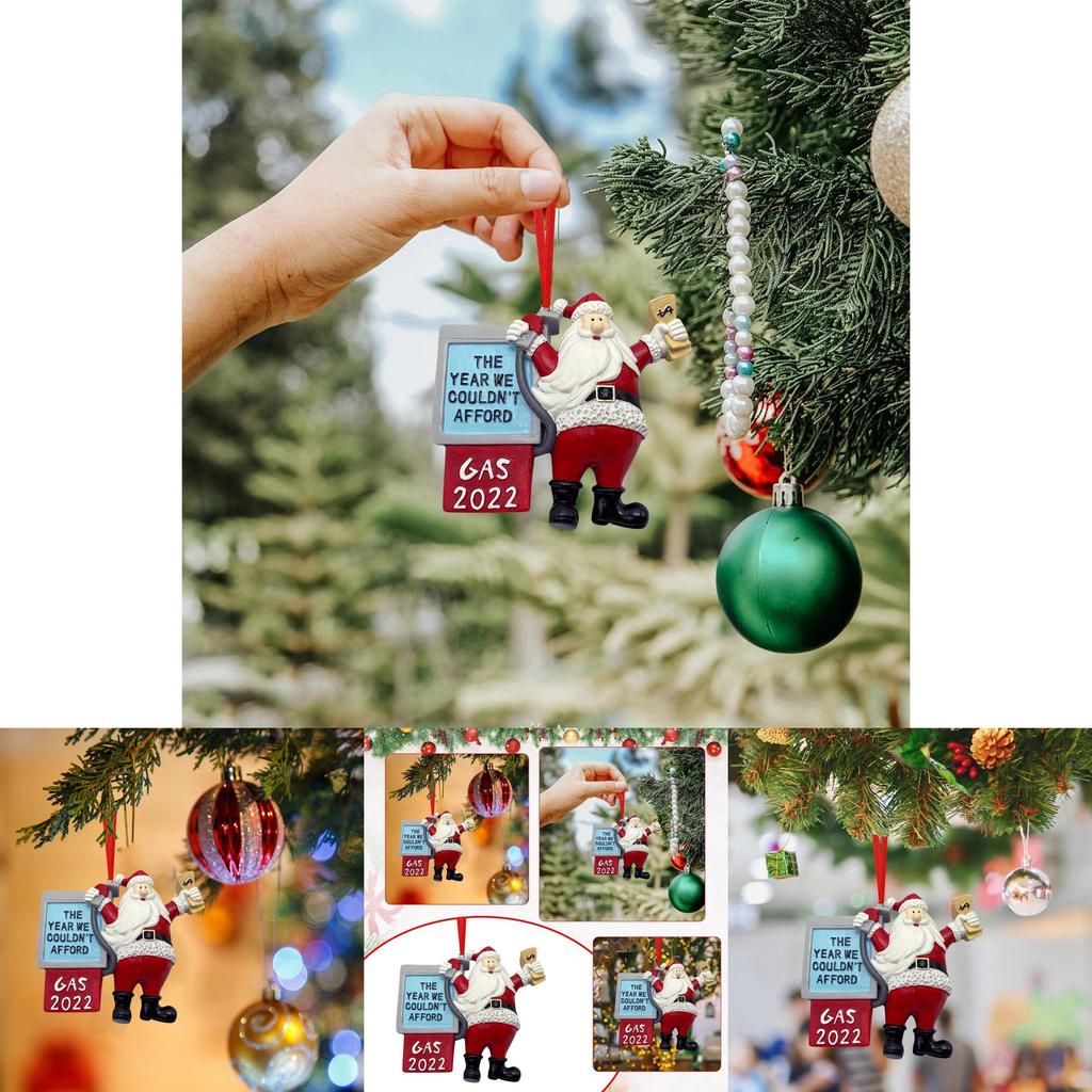 Adorable Santa Claus Gas Oil Hanging Pendant Xmas Gift