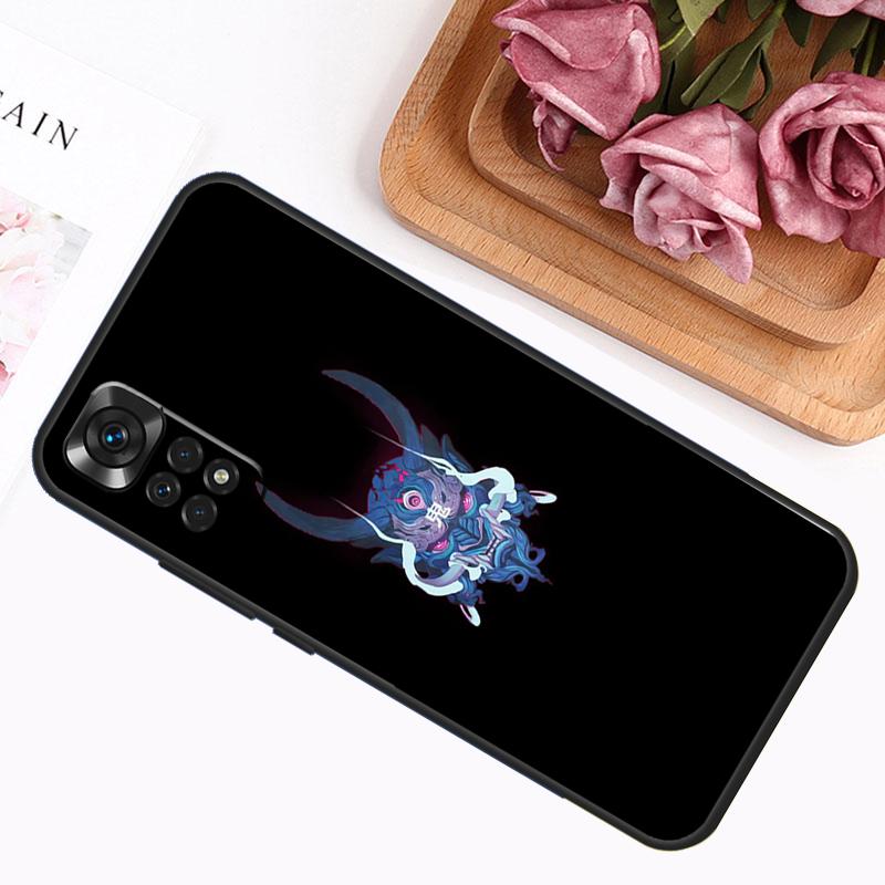 

Samurai Oni Mask Case For Xiaomi Redmi Note 13 Pro 14 12 11 9 10 9S 10S 11S 12S Redmi 12C 13C 14C 10C Cover Redmi Note 9