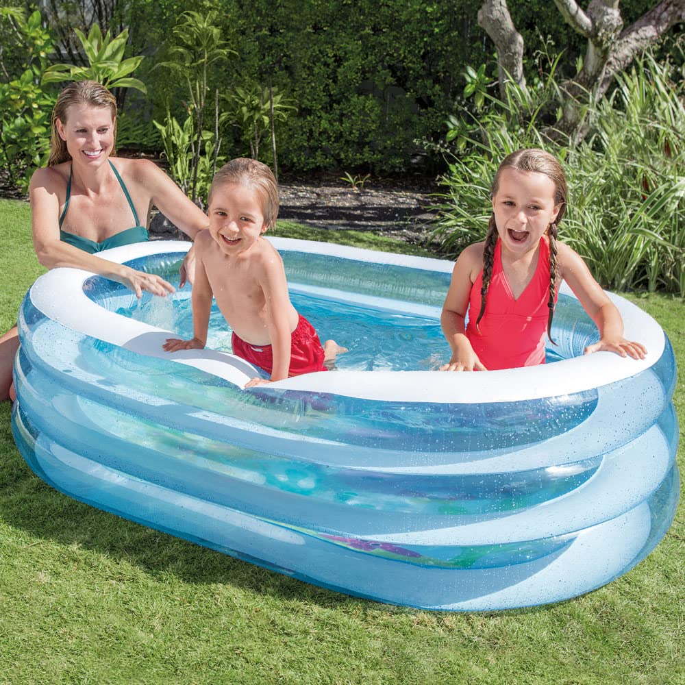 INTEX Ovaler Pool, 163 x 107 x 46 cm, 57482 [Offizielles japanisches Produkt]