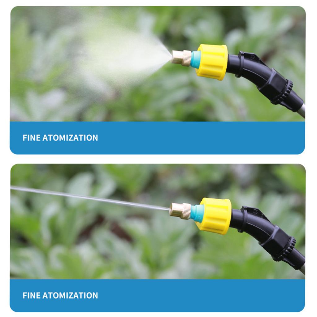 5L-8L Shoulder Electric Sprayer Pot with Telescopic Rod, 3 Nozzle for Garden Lawn Plant Watering Handheld Pesticide Sprayer