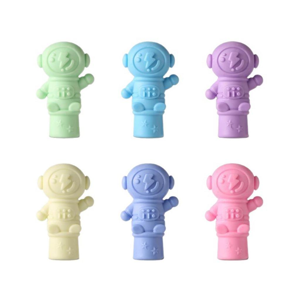 10PCS Cat Shape Erasers Correction Stationery Pen Top Protector Students Gift