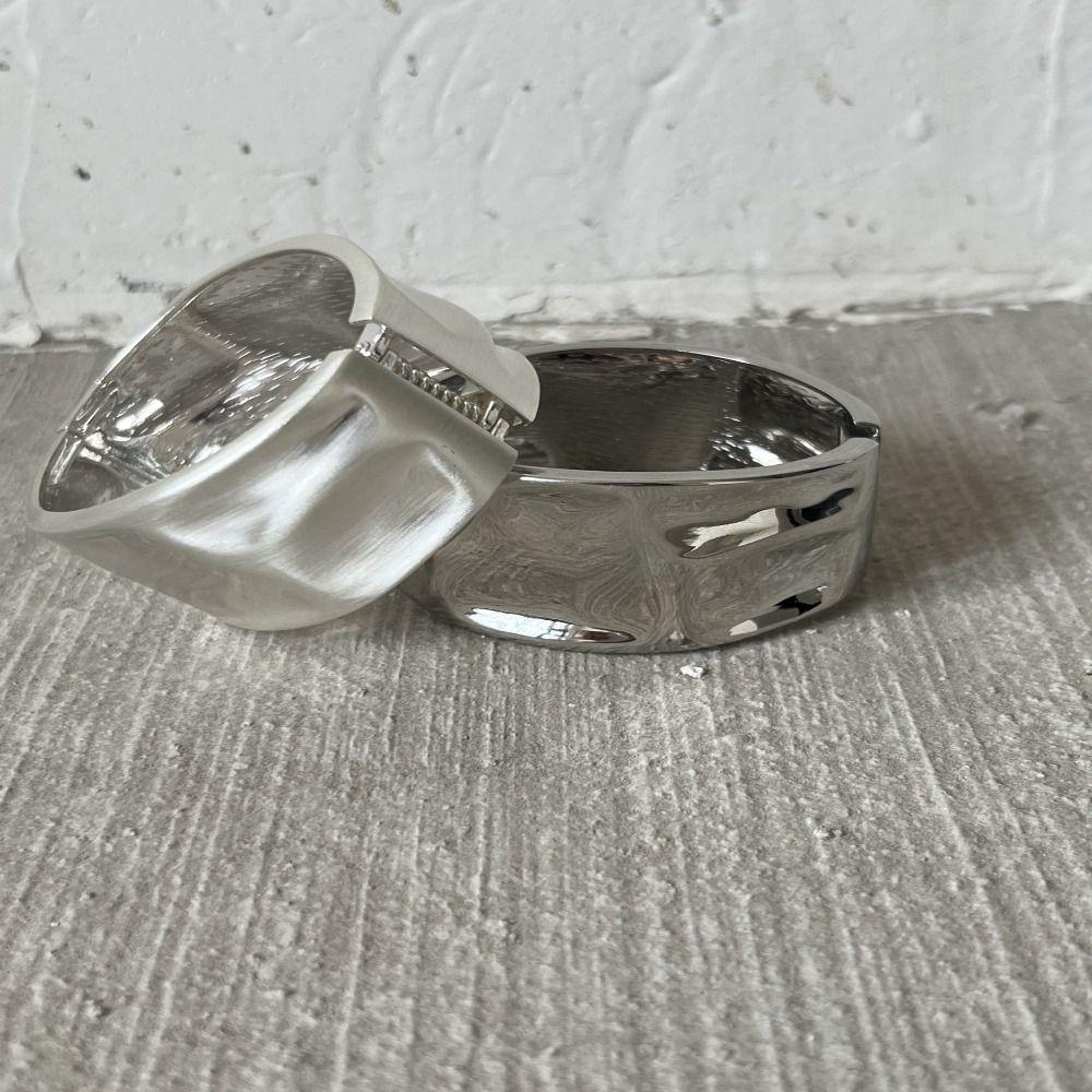 Hinge Gold Bangle Gold Cuff Bracelet Jewelry Accessories Chunky Bangle Bracelet Metal Bracelet