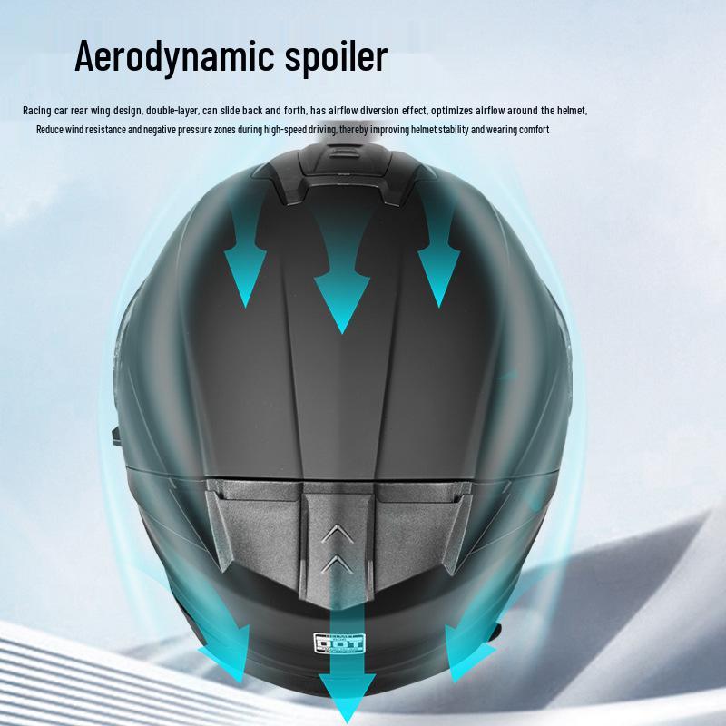 3C Certified Motorcycle Helmet: Double Lens, Convertible Half & Full Design for All Seasons, Unisex Model