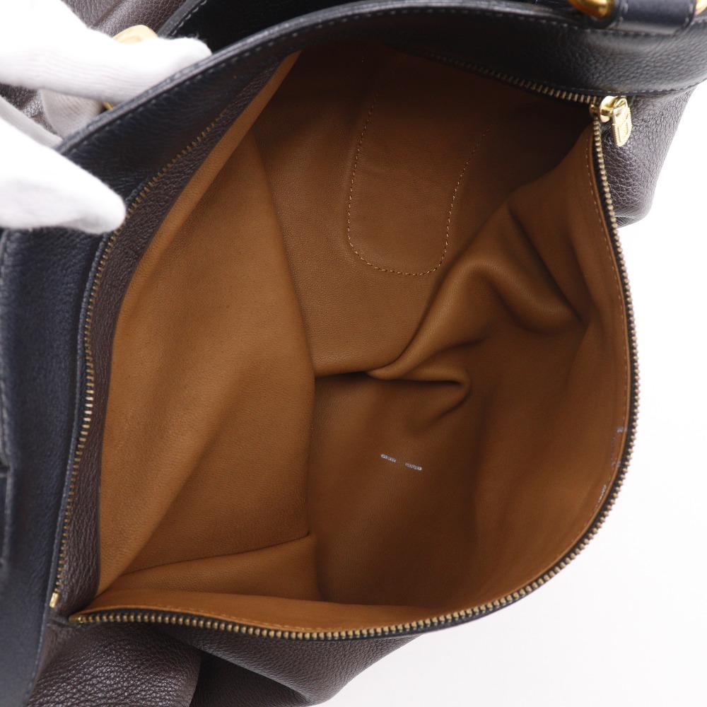 DELVAUX Tote Bag By color Brown leather Women Used