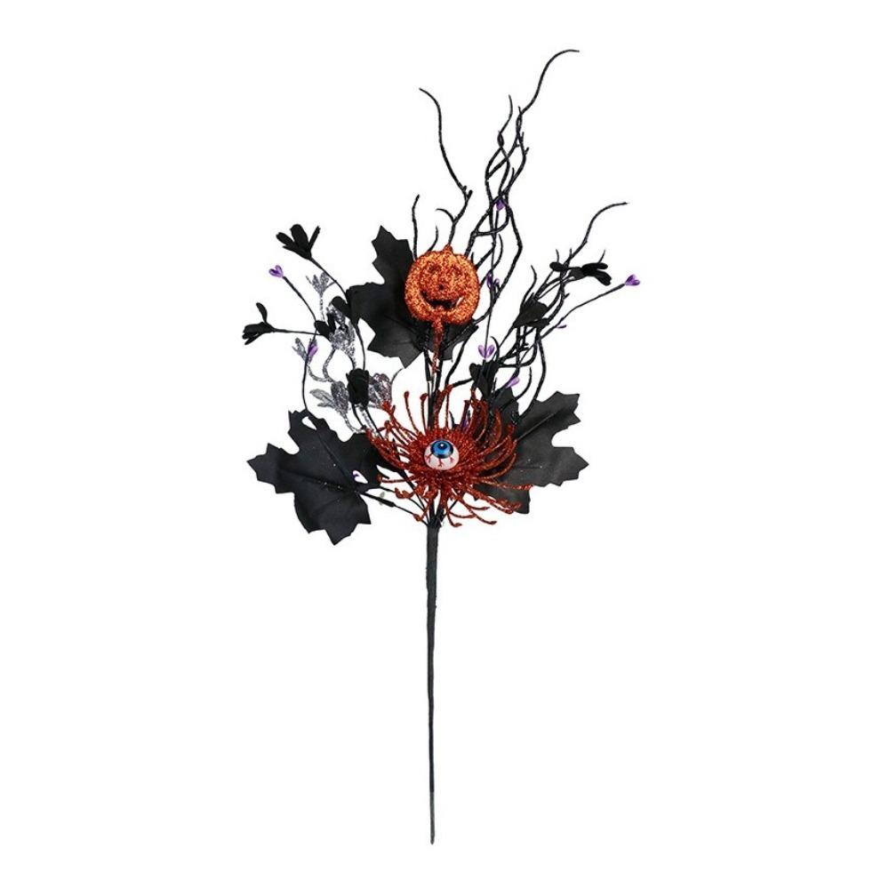 Realistic Maple Leaf Floral Stems Gothic Style Faux Fall Leaves Party Vase