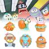 Adorável Conjunto de Figuras de PVC de Armadilha de Caranguejo do Bob Esponja Calça Quadrada Para Decorações de Festa de Aniversário
