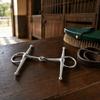 Ring Style Horse Snaffle Bit Jointed Design Horse Mouth Bit Practical Full Cheek Bit  Farm Use