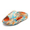 Fashion Brand Shoes EVA Thick-soled Soft-soled Sandals Outdoor Breathable Height-increasing Beach Shoes Men's Summer Slippers
