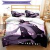 3pcs Custom Name Byakuya Kuchiki Bedding Set Duvet Cover Closure Includes 1 Duvet Cover & 2 Pillowcases for All Seasons Bedroom Decor