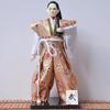 Traditional 12inch Japanese Samurais Dolls in Kimonos for Home Display and Collector's Item