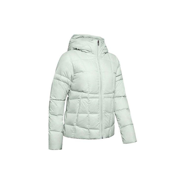 

Under Armour Outdoor Waterproof Hooded Down Jacket Winter Women Jacket Halo-Gray 1342814-014 XS