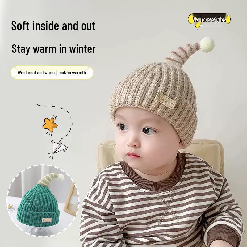 Unisex Wool Ear Flap Hat – Warm, Windproof Knit for Winter & Autumn