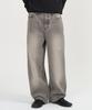 TOFFEE Long Fade Denim Pants (Grey)