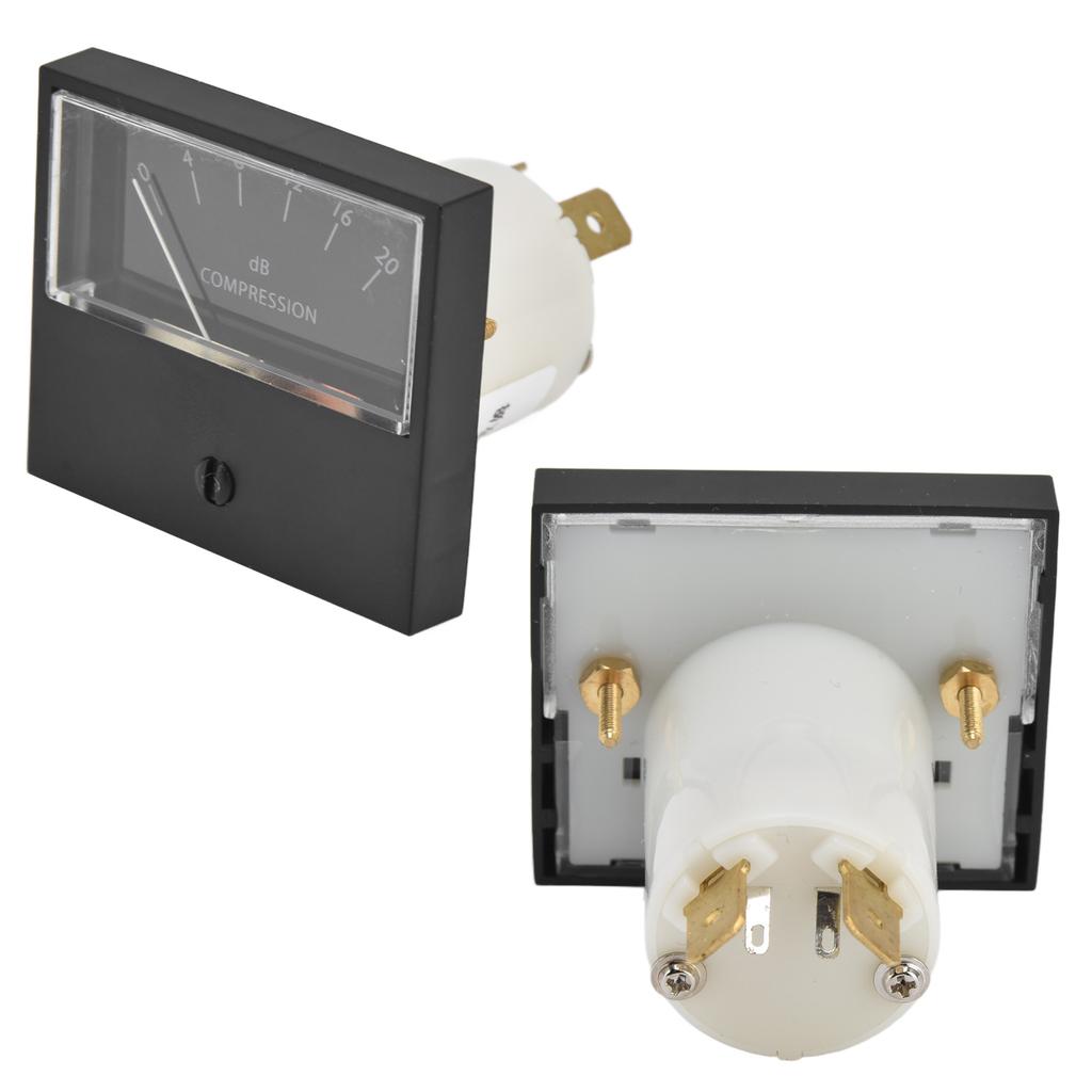 VU Meter High Accuracy Small Lightweight Clear Display Antistatic LED Volume Meter for DIY