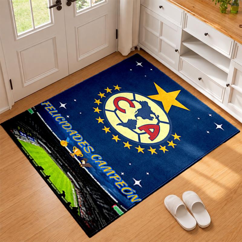 Club America Carpet Door Mat for Living Room or Bedroom Protective Mat Under Chair Office Decoration Christmas Gift Birthday Present