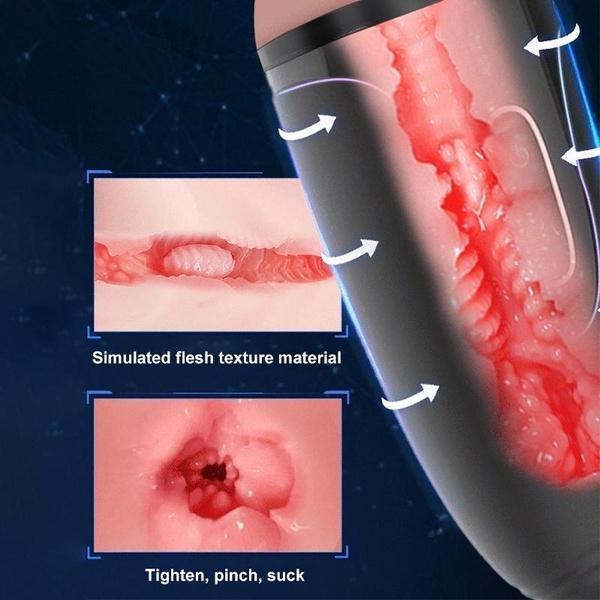 1pc Automatic Male Massager Sucking Vibrator, Electric Massage Cup Adult Products for Men