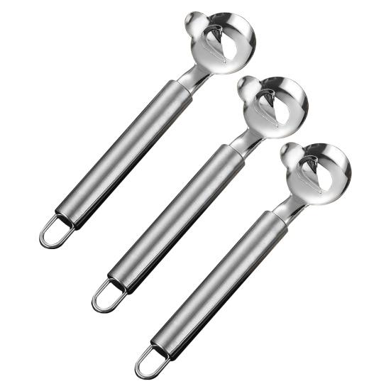 Stainless Steel Cactus Peeler Spoon Shaped Nopales Peeler Ergonomic Handle Noodle Cutter Pie Crust Slicer Versatile Kitchen Gadget