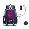 Twice Surrounding Support Han Fan Fashion Teen Student School Bag Large Capacity Usb Backpack