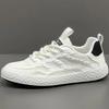 Mesh Breathable Casual Shoes 2024 Fashion Tide Shoes Soft Bottom Lightweight Men Sneaker Flat Comfort Board Shoes Non-slip Tenis