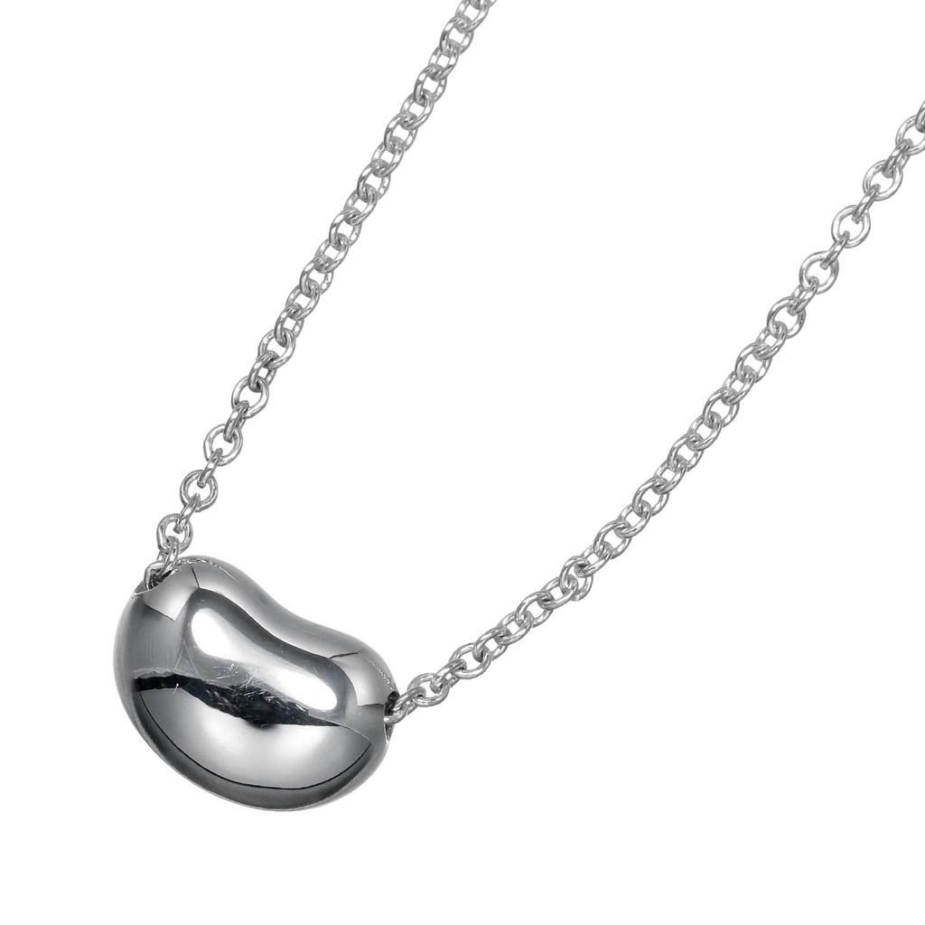 TIFFANY&Co. Bean Necklace Silver925 2.46g Women Used