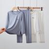 Children's pajamas Modal boys long-sleeved trousers summer middle and older children's loungewear parent-child suit girls' air-conditioned clothing