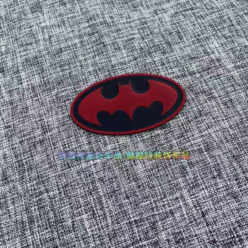 Custom Batman Car Emblem Modification Bat Body Sticker & Rear Trunk Logo Decal Metal Rear Badge Upgrade for Automobiles