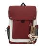 Schoolbag Wholesale Casual Backpack College Student Simple Contrast Color School Bag Large Capacity Travel Bag Versatile Commuter Backpack Female