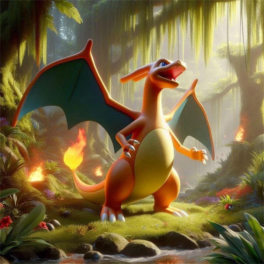 Cartoon und Anime Elfen Diamantmalerei Süßes Gengar Bild DIY Diamantstickerei Heimdekoration Interessantes Handwerk Kindergeschenk