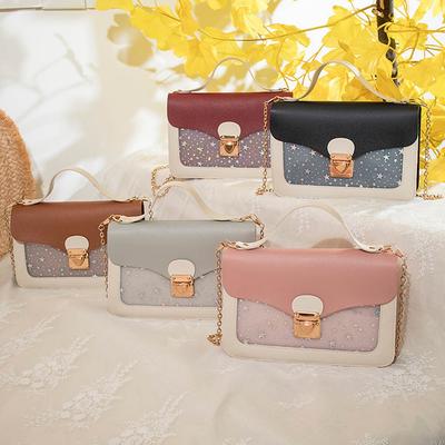 Moda Bayan Omuzlar Küçük Sırt Çantası Payet Çanta Cep Telefonu Messenger Çanta