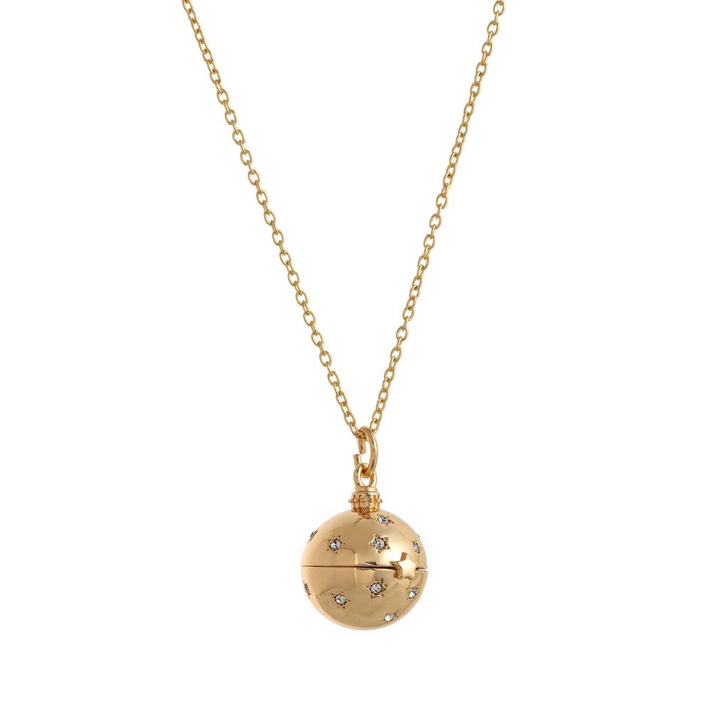 Vintage Four-Leaf Clover Love Frog Open And Close Round Pendant Necklace Round Gift Pendant Fashion Jewelry