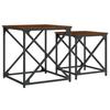 VidaXL Nesting Coffee Tables 2 Pcs Brown Oak Engineered Wood 838947