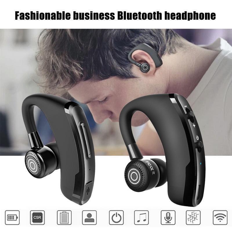 V8S Bluetooth Stereo Headset with Noise Reduction & Digital Display