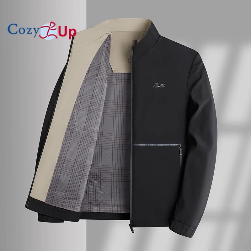 

Уютные мужские деловые повседневные легкие верхние куртки на молнии с полной молнией 4XL чёрный