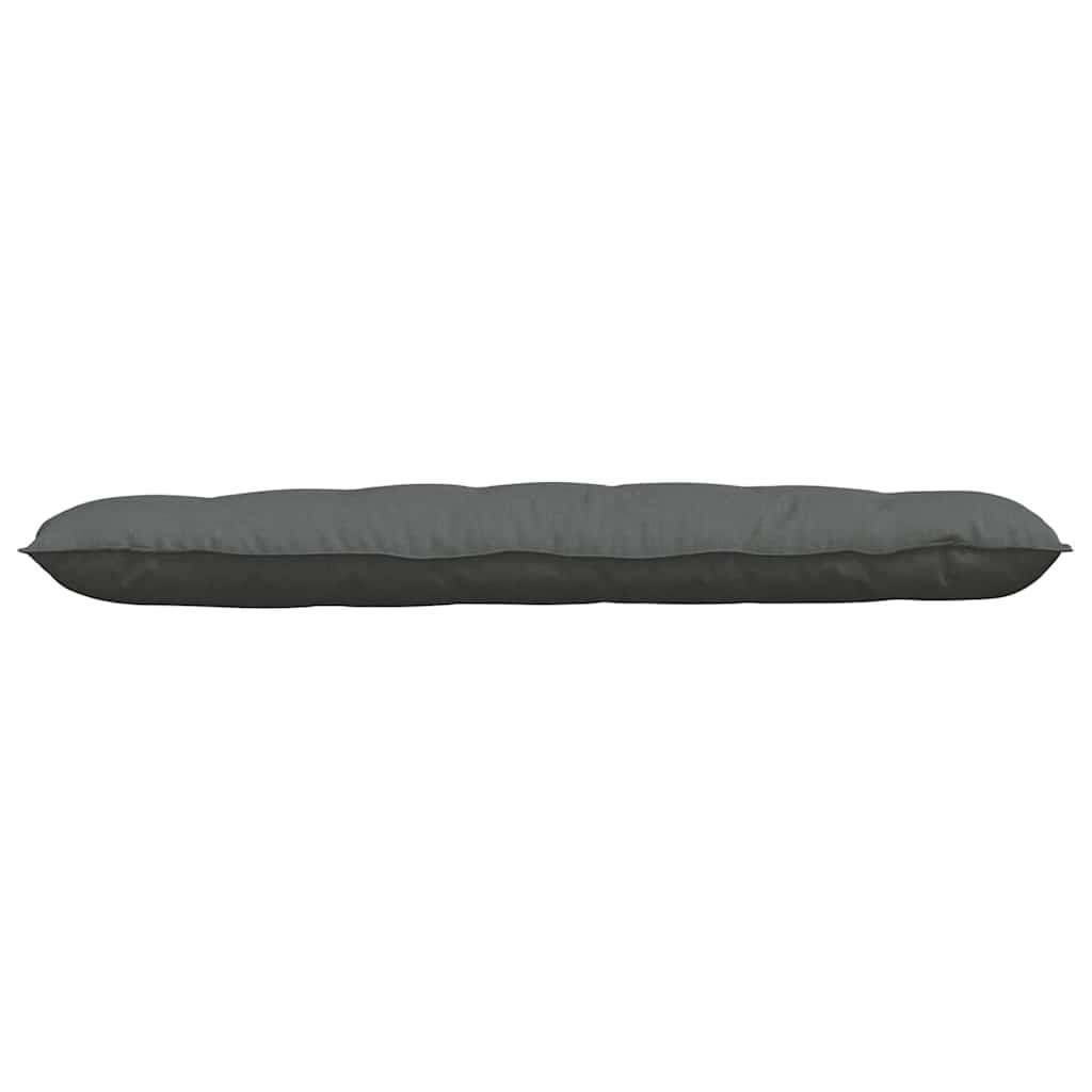 Back Cushion Dark Grey 160 X 19 X 50 Cm Fabric