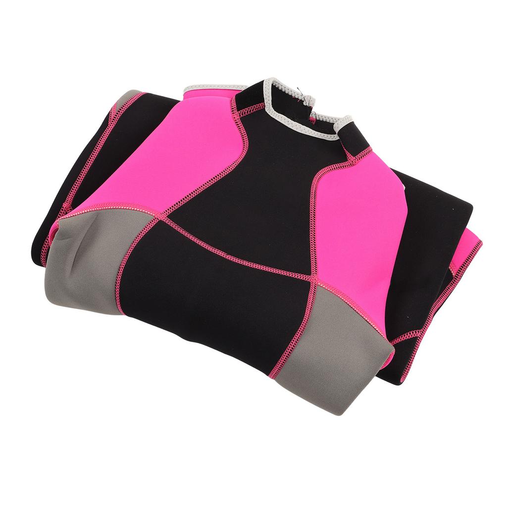 Women Full Body Wetsuit One Piece Surfing Diving Suit Dive Skin Rash Guard Long Sleeve Zip Quick Dry 3mm XL