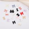 50Pcs Ribbon Resin Bow Nail Charm Parts 3D  Nail Art Decoration Accessories Supplies For Diy Korean Manicure Design