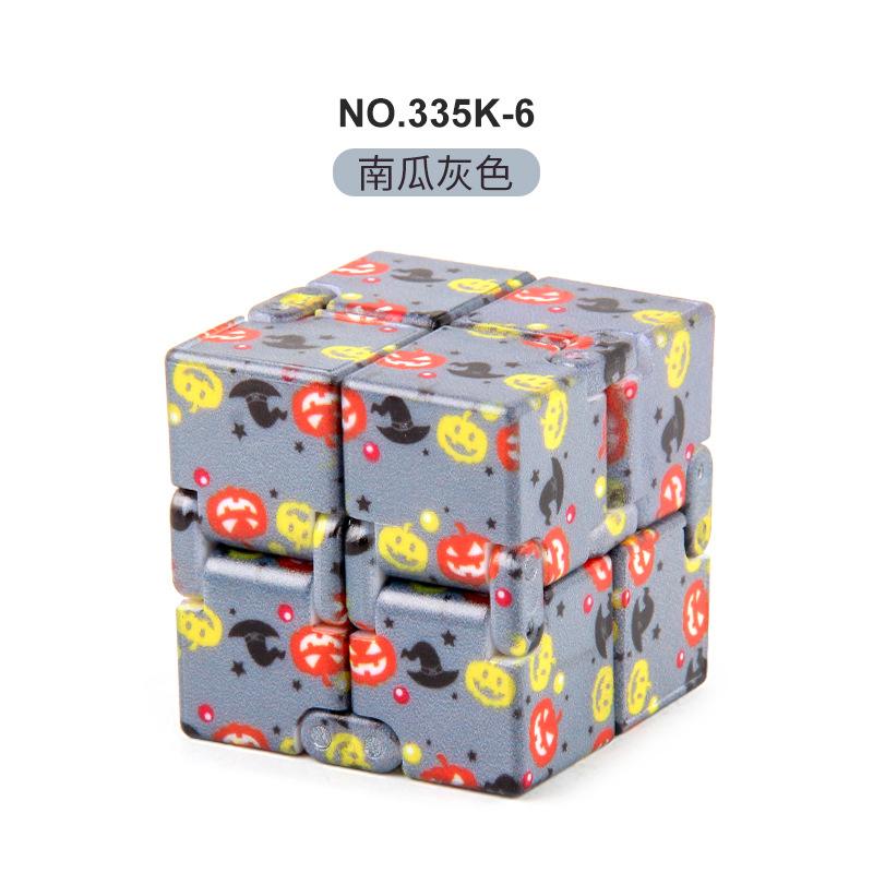 New Strange Decompression Infinite Rubik'S Cube Christmas Halloween Rubik'S Cube Toy, Pocket Flip 10 Finger Rubik'S Cube