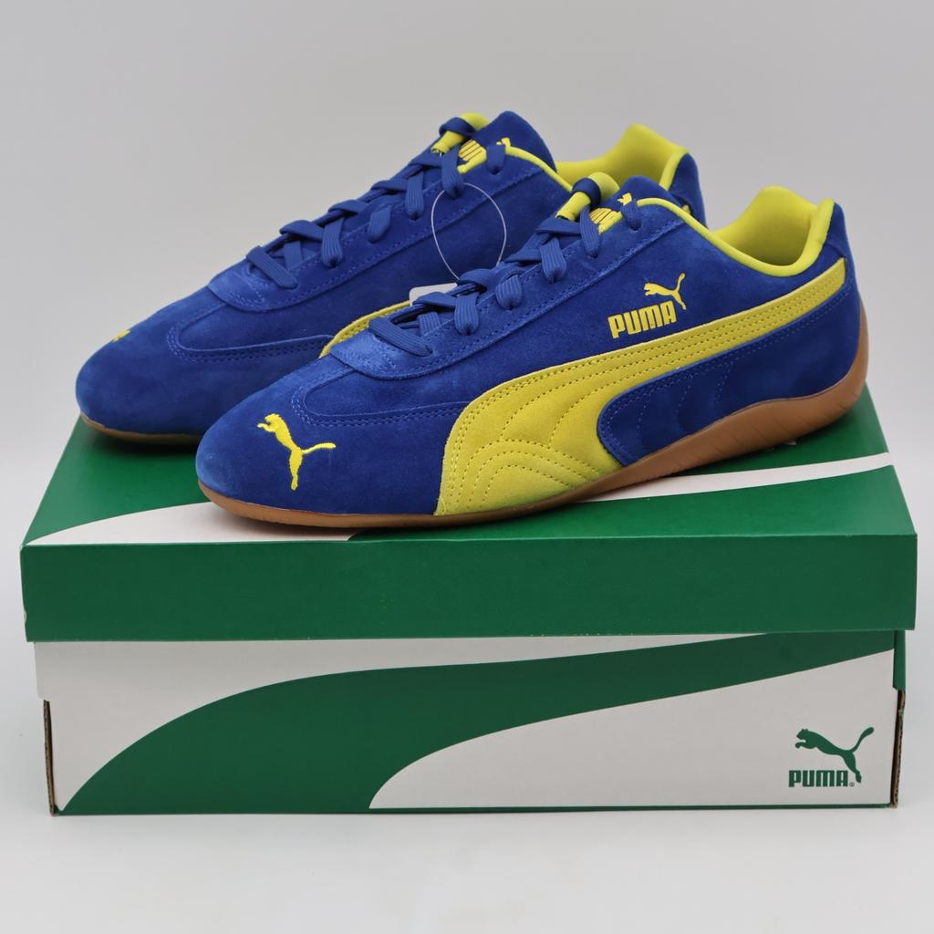 398846-44 Puma Speedcat OG Clyde Royal Pele Yellow (Men's)