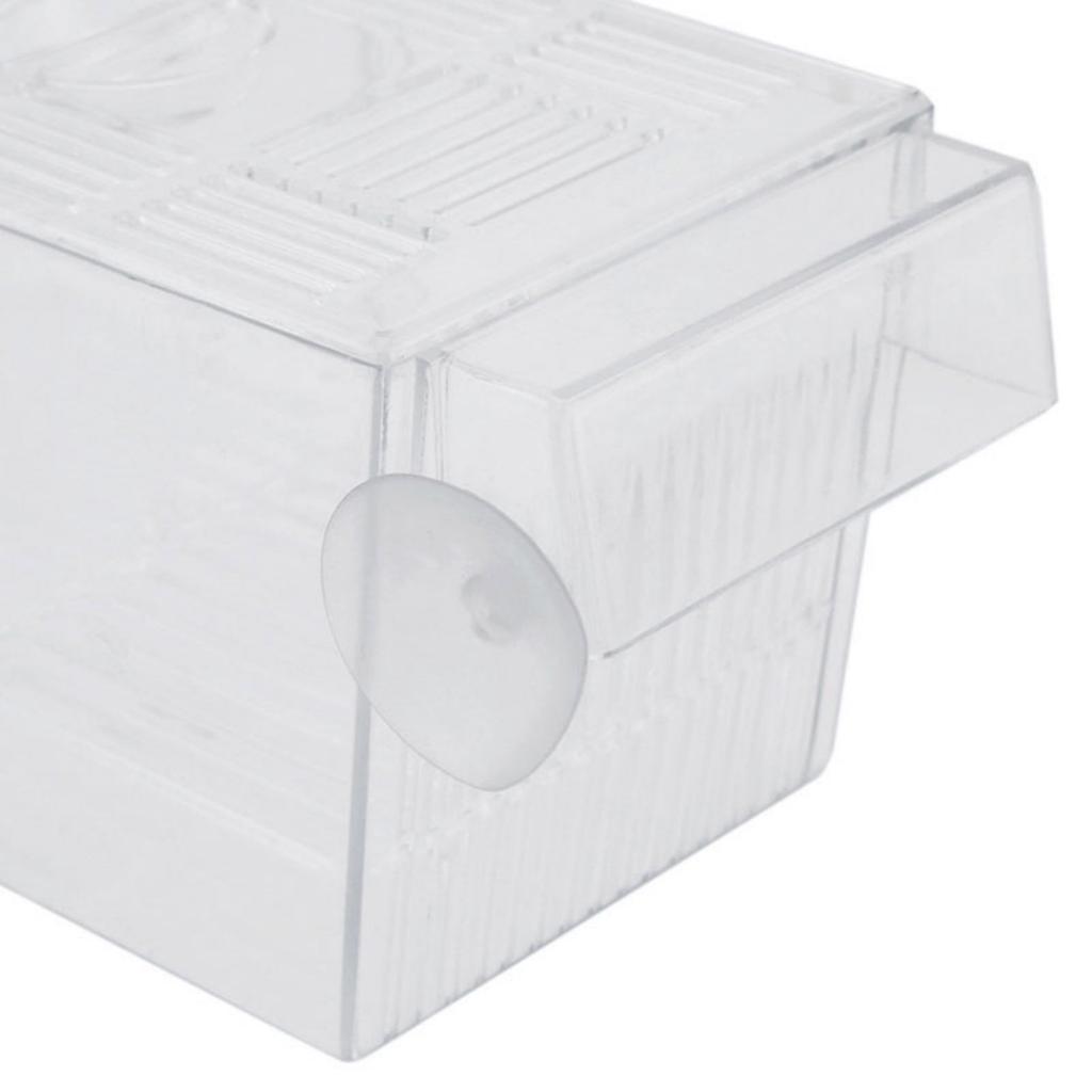 Aquarium Fish Tank Breeder Box Transparent Great Water Flow Box for Baby Fish Clownfish Guppy