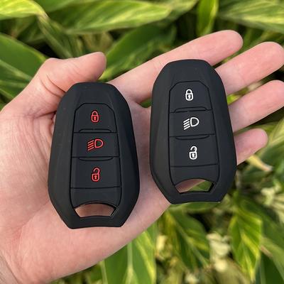 Silicone Car Key Case Cover for C2 C3 C5 X7 C4 Picasso Berlingo for Peugeot 208 308 408 508 3008 4008 5008 Smart Key