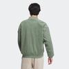 Adidas Sportswear Lounge Jacket With Solid Color Logo Men Outerwear Silver Gray Green IQ1389