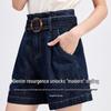 Navigare Women's A-Line Cotton Denim Shorts