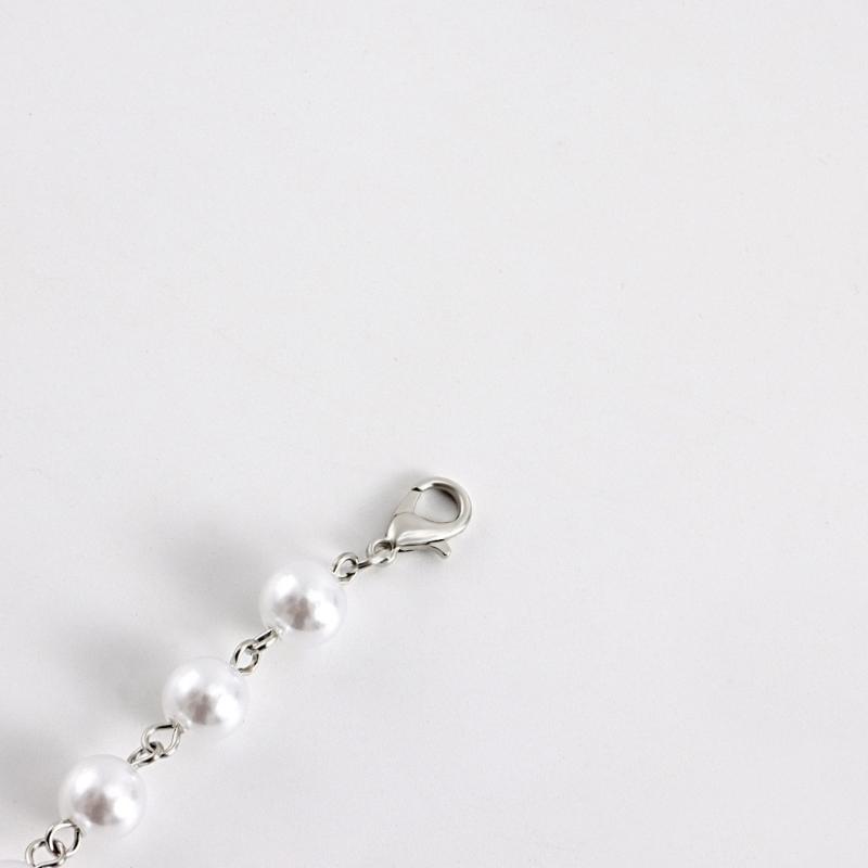 Gotisches Kreuz Rosenkranz Halskette Handgefertigt Perlen Halskette Punk Mehrschichtige Halskette Modeschmuck Geschenk für Frauen Mädchen