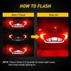4X 3157 Red LED Strobe Flashing Blinking Brake Tail Light/Parking Bulbs A