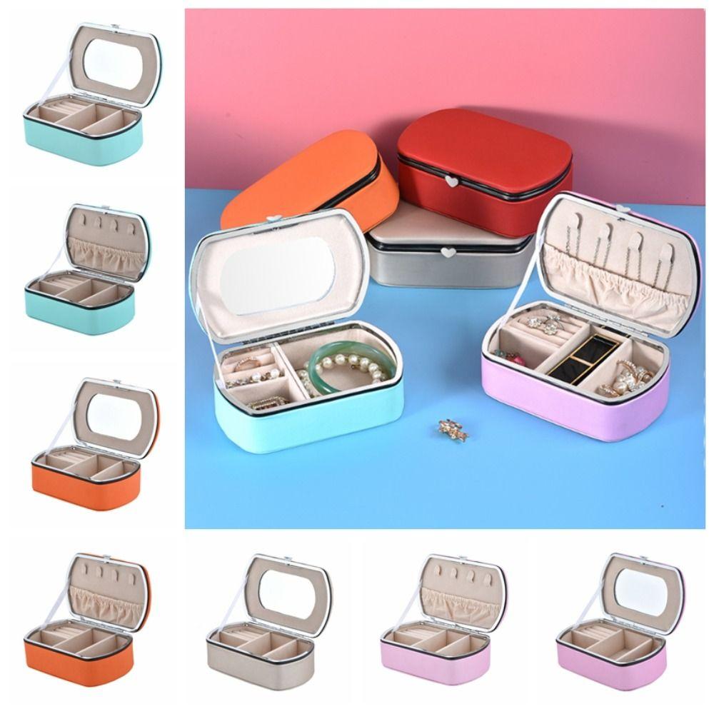 Dustproof Earrings Rings Holder Necklace Bracelet Jewelry Display Box Jewelry Packing Box  Necklace