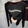 Sweatshirt for Women Autumn Winter Thickened Warm Stretchy Long Sleeve Oversize Tops