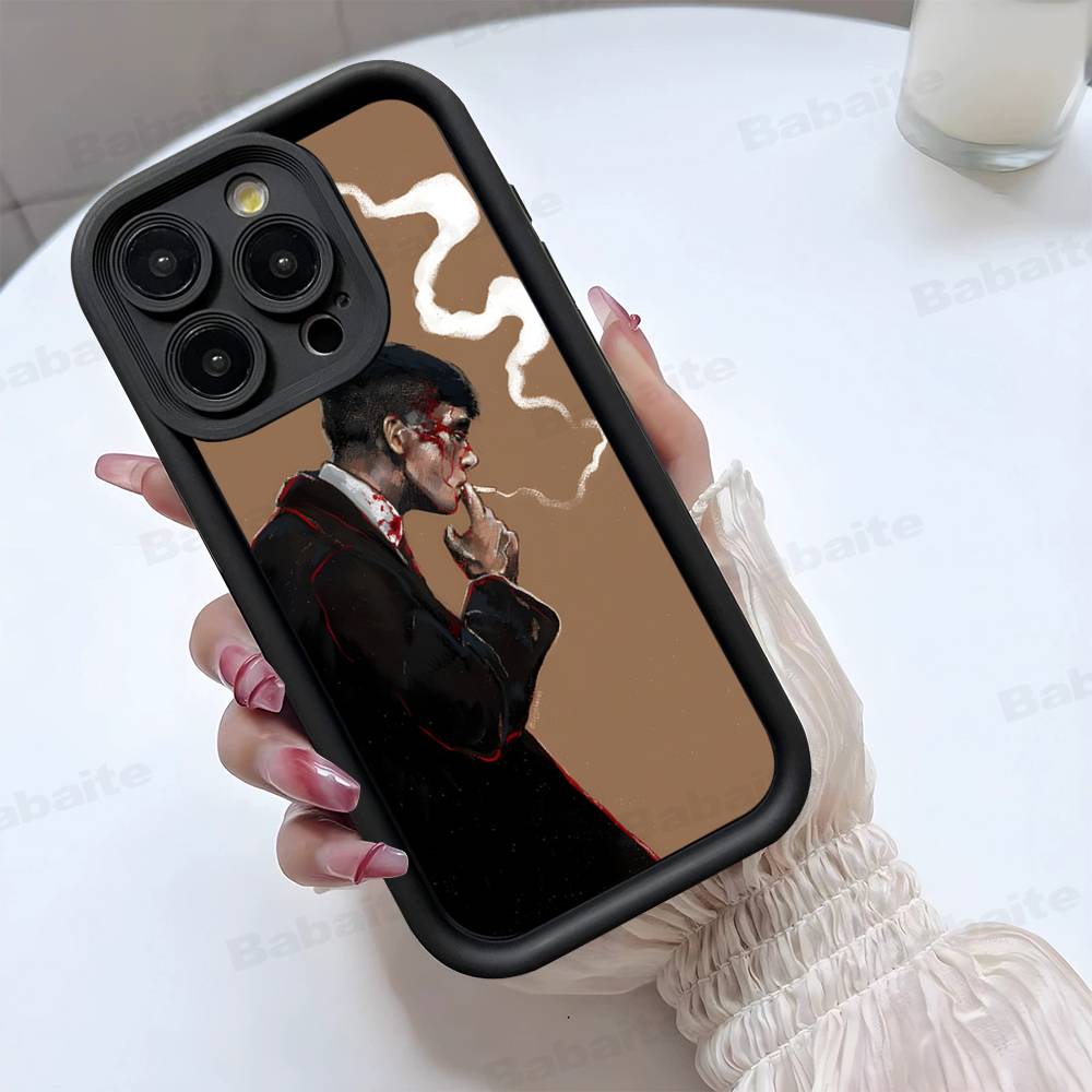 Movie P-Peaky-S B-Blinders Phone Case For IPhone 17 16 15 13 11 12 14 Pro Max Plus Silicone Cover Shell